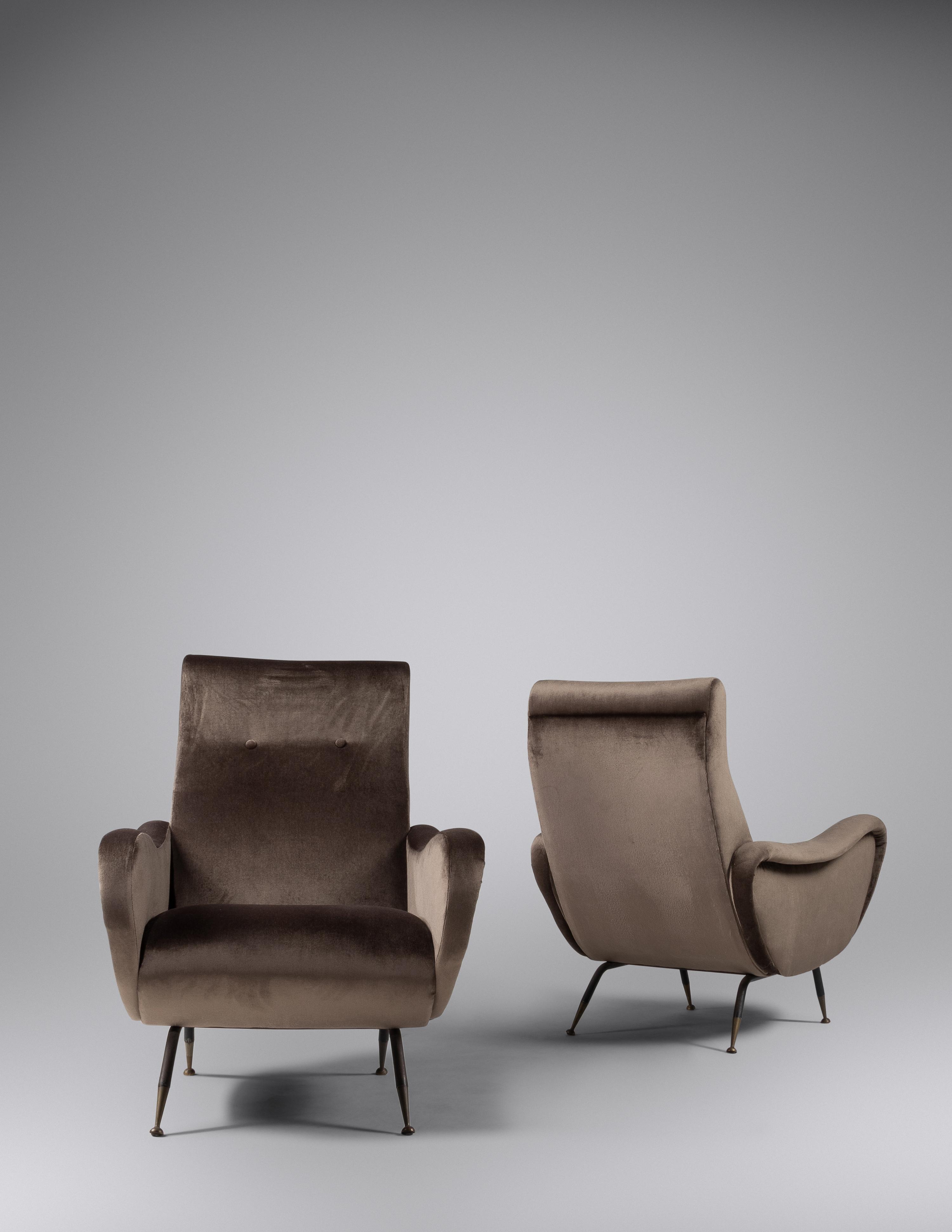 Pair of Lounge Chairs and Settee