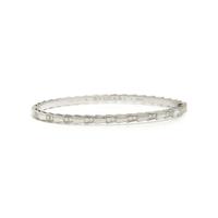 BULGARI, WHITE GOLD AND DIAMOND 'SERPENTI' BANGLE BRACELET