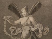 A Pair of Italian Engravings in Parcel Gilt and Ebonized Frames — 18TH CENTURY