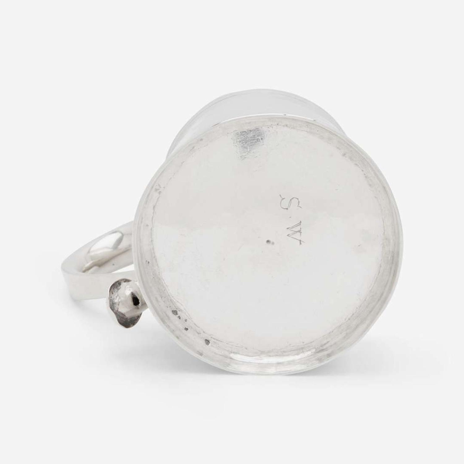 A silver cann Samuel Edwards (1705-1762), Boston, MA, circa 1730