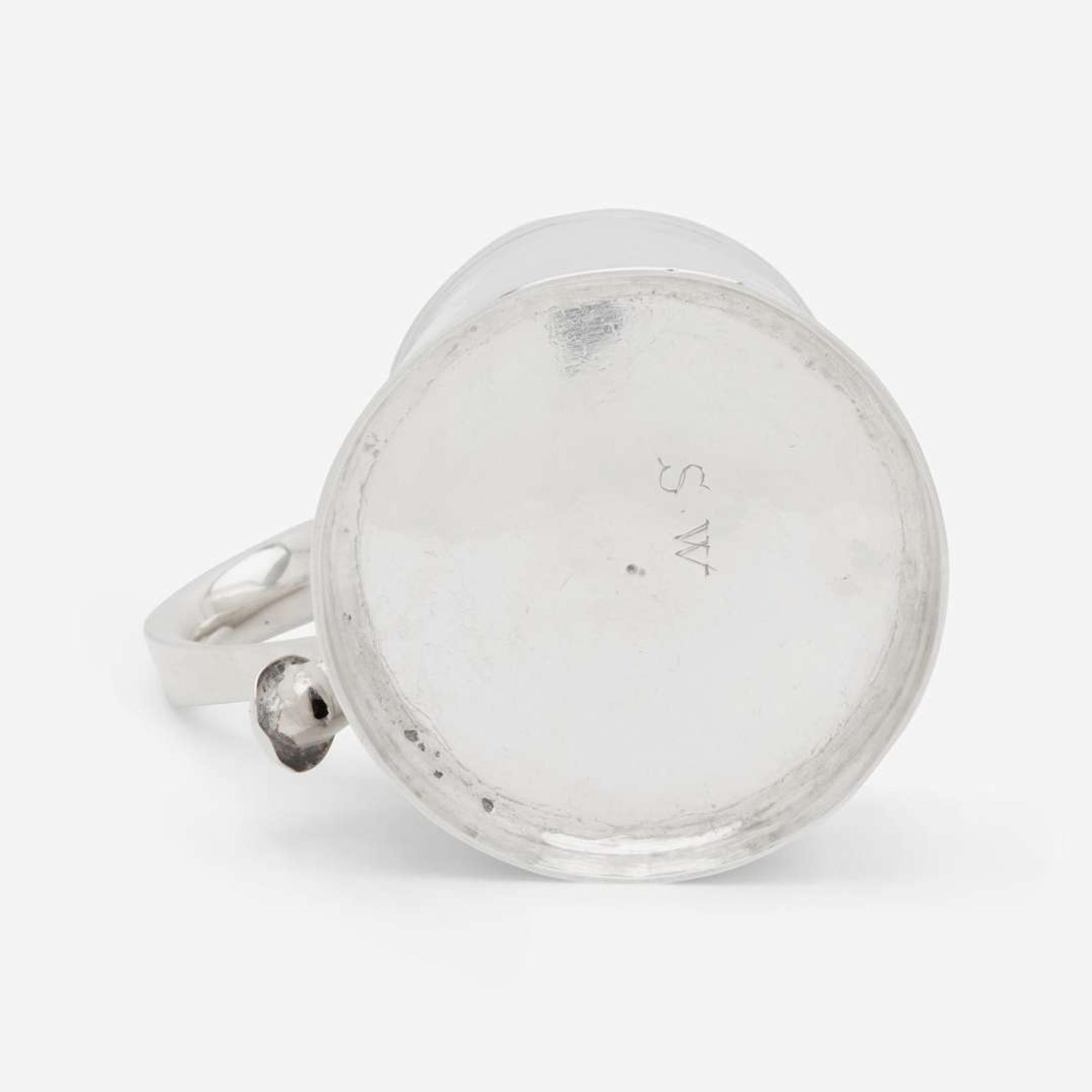 A silver cann Samuel Edwards (1705-1762), Boston, MA, circa 1730