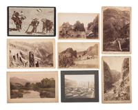 [COLORADO]. A collection of 24 photographs of landscape scenes, railroads, and other Colorado subjects, including: