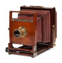 [EARLY PHOTOGRAPHY]. A group of 2 reversible back cameras produced by the Blair Camera Co., Boston, MA, ca 1888-1889.