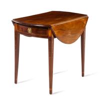 A Federal Mahogany Pembroke Table Height 28 x width 37 x depth 31 inches. — RHODE ISLAND, CIRCA 1800