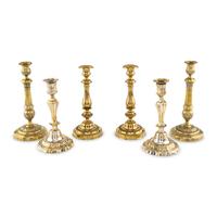 Three Pairs of Candlesticks