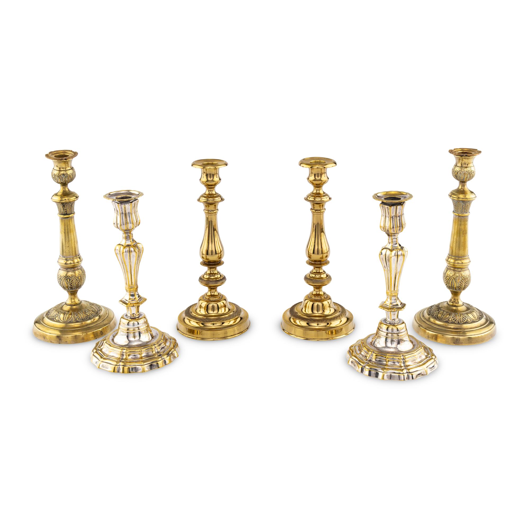 Three Pairs of Candlesticks
