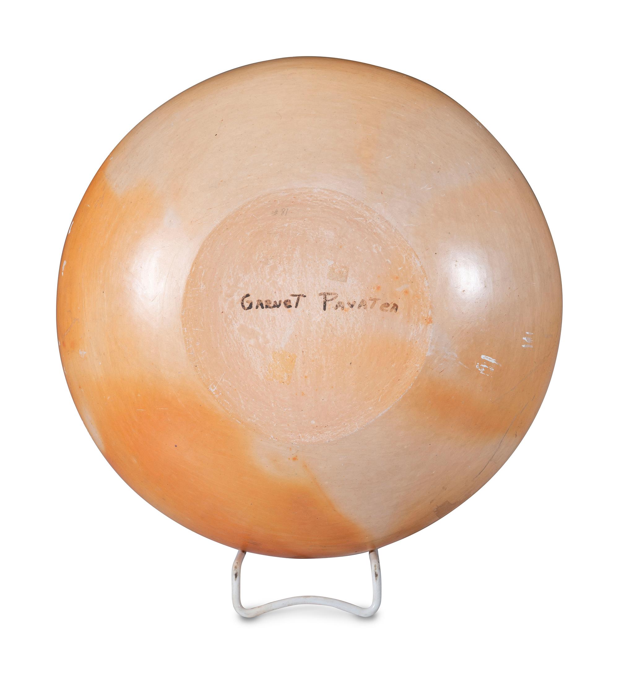 Polychrome Pottery Plate