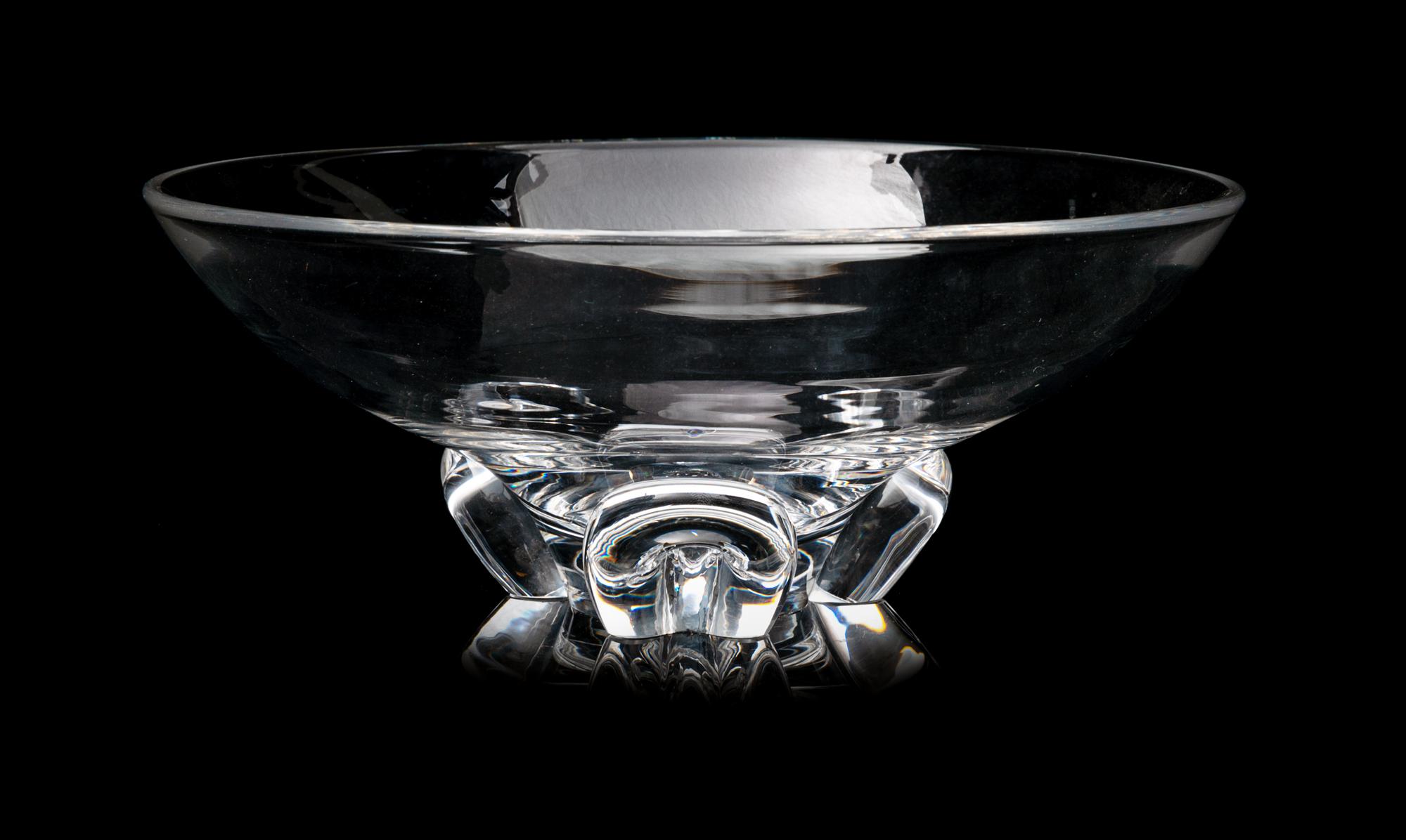 A Steuben Bowl Diameter 8 inches.