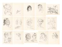 The Charcoal Drawings of Nicolai Fechin (16 prints in their original portfolio)