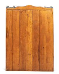A Rustic Hanging Cabinet in Old Blue Paint