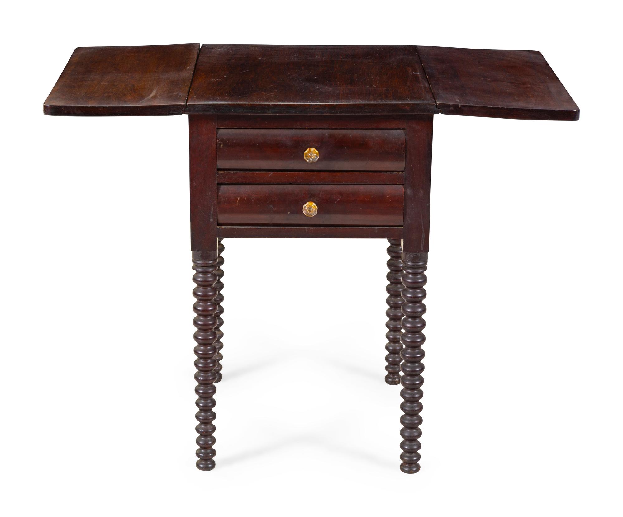 A Mahogany Drop-Leaf Side Table