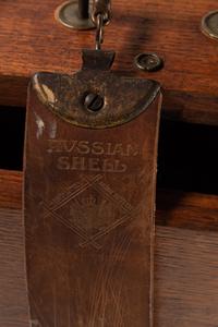 An Oak Shaving Stand and Emil J. Paidar Company Counter-Top Apothecary Cabinet