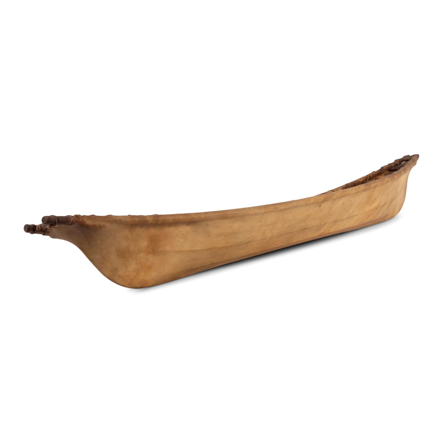Sealskin Umiak, with Paddles