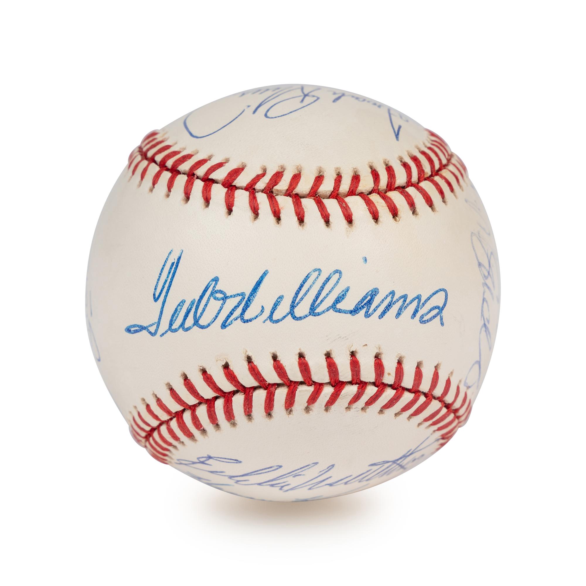 A 500 Home Run Club Signed Autograph Baseball - 10 Signatures (Beckett Authentication Services Letter),