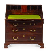 A George III Mahogany Slant-Front Secretary