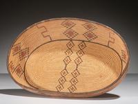 Washo / Maidu Polychrome Basket