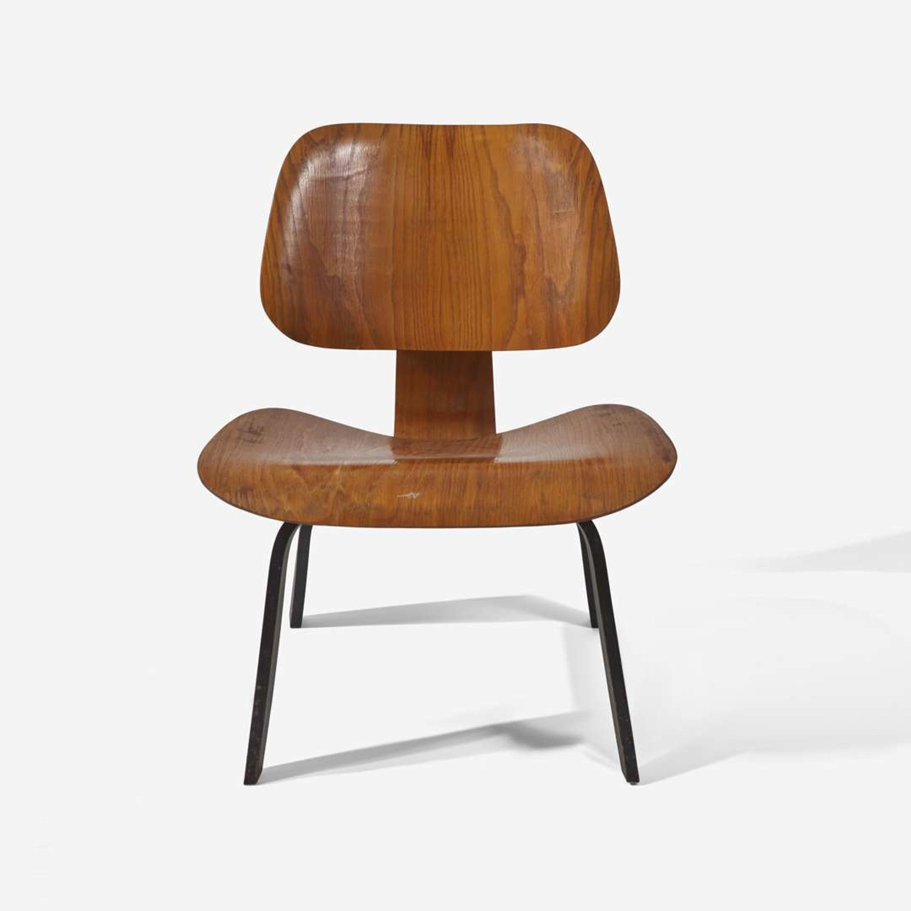 Charles Eames (American, 1907-1978) and Ray Eames (American, 1912-1988) Early LCW Chair, Evans Products Company/Herman Miller, USA, designed 1946, the present lot late 1940s