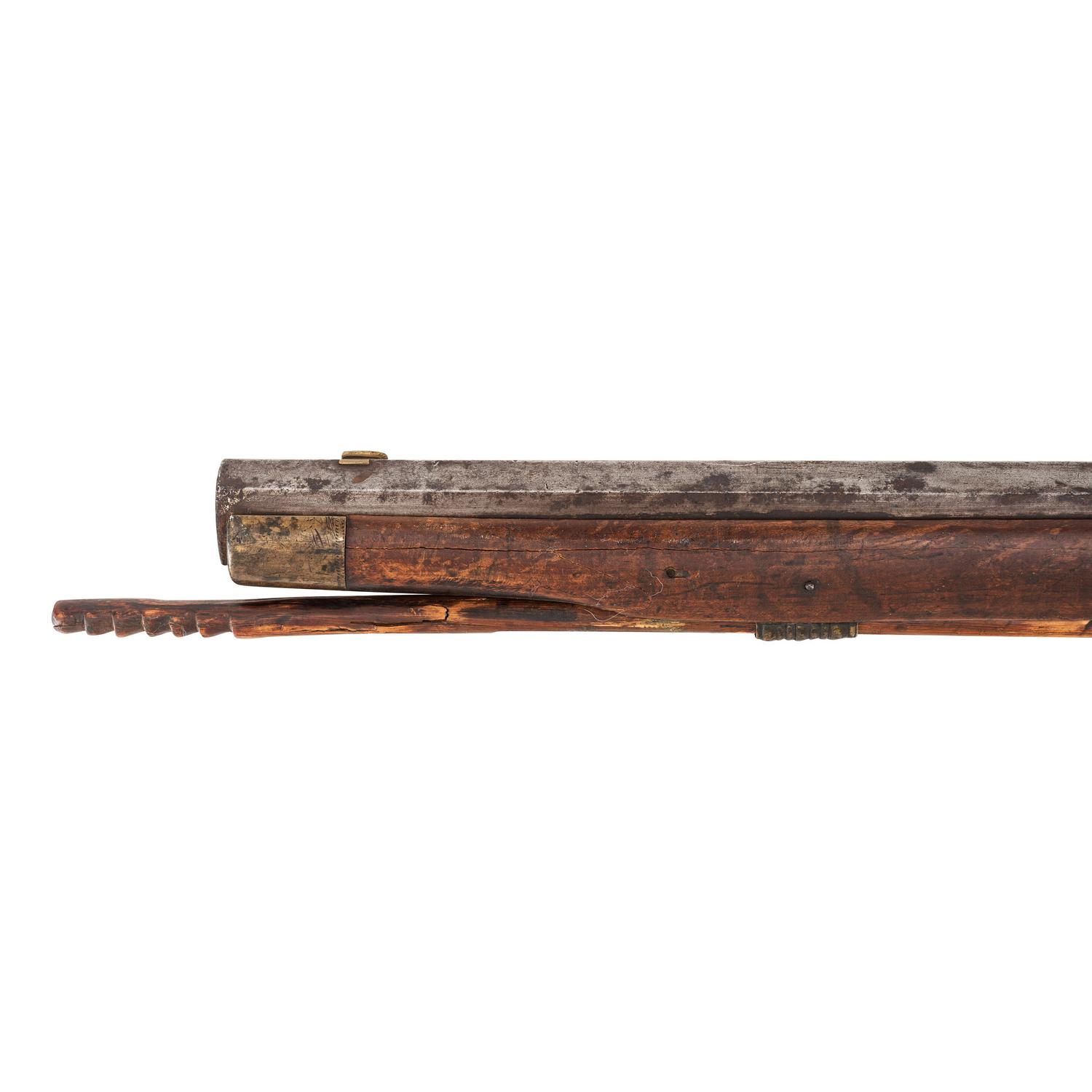 Untouched Leman Full Stock Flintlock Trade Rifle