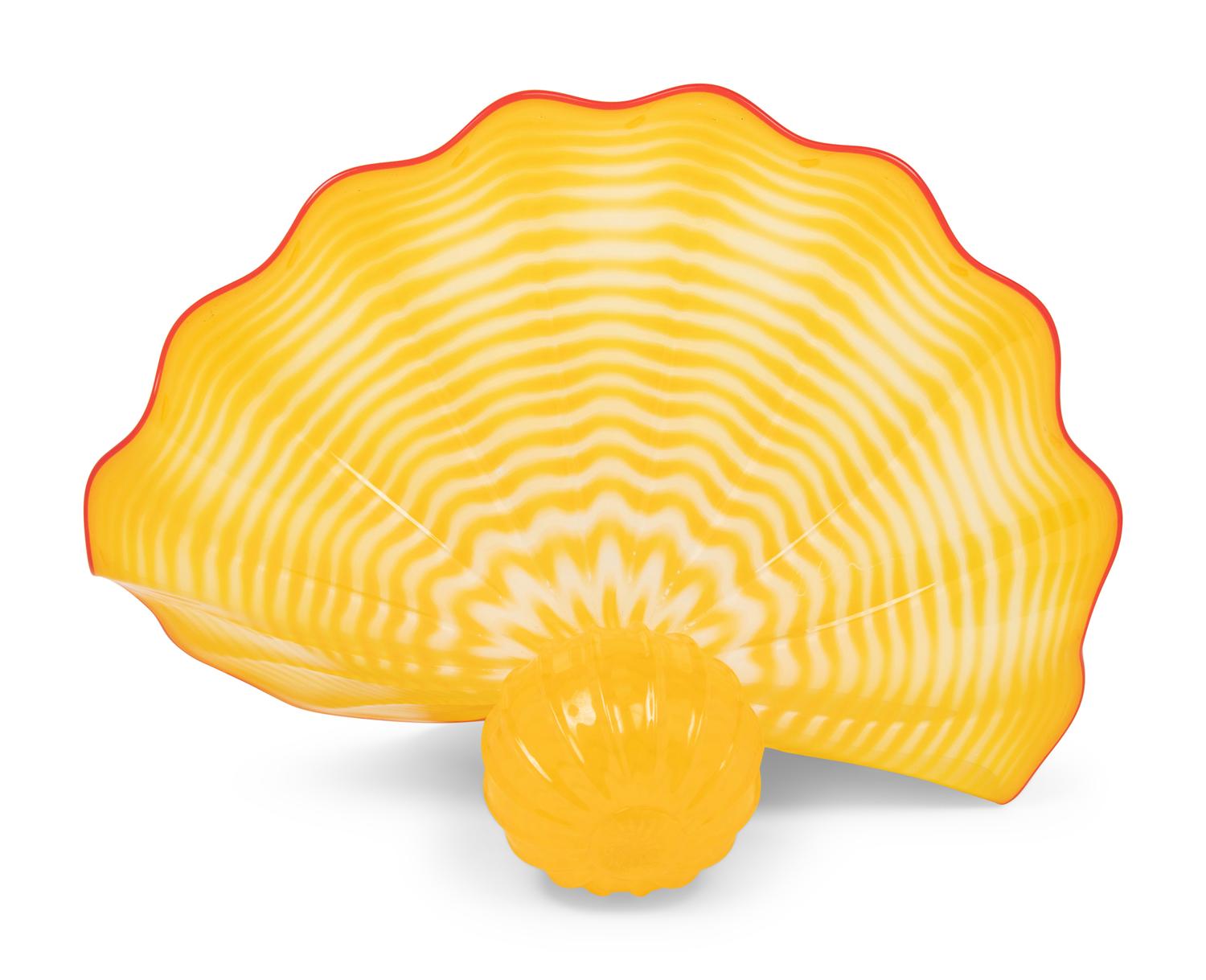 Yellow Persian Seaform with Red Lip Wrap, 1996 Portland Press Editions, USA