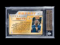 A 1996-97 Bowman’s Best Picks Atomic Refractor Kobe Bryant Rookie Basketball Card No. BP10 (BGS 9.5), None Graded Higher