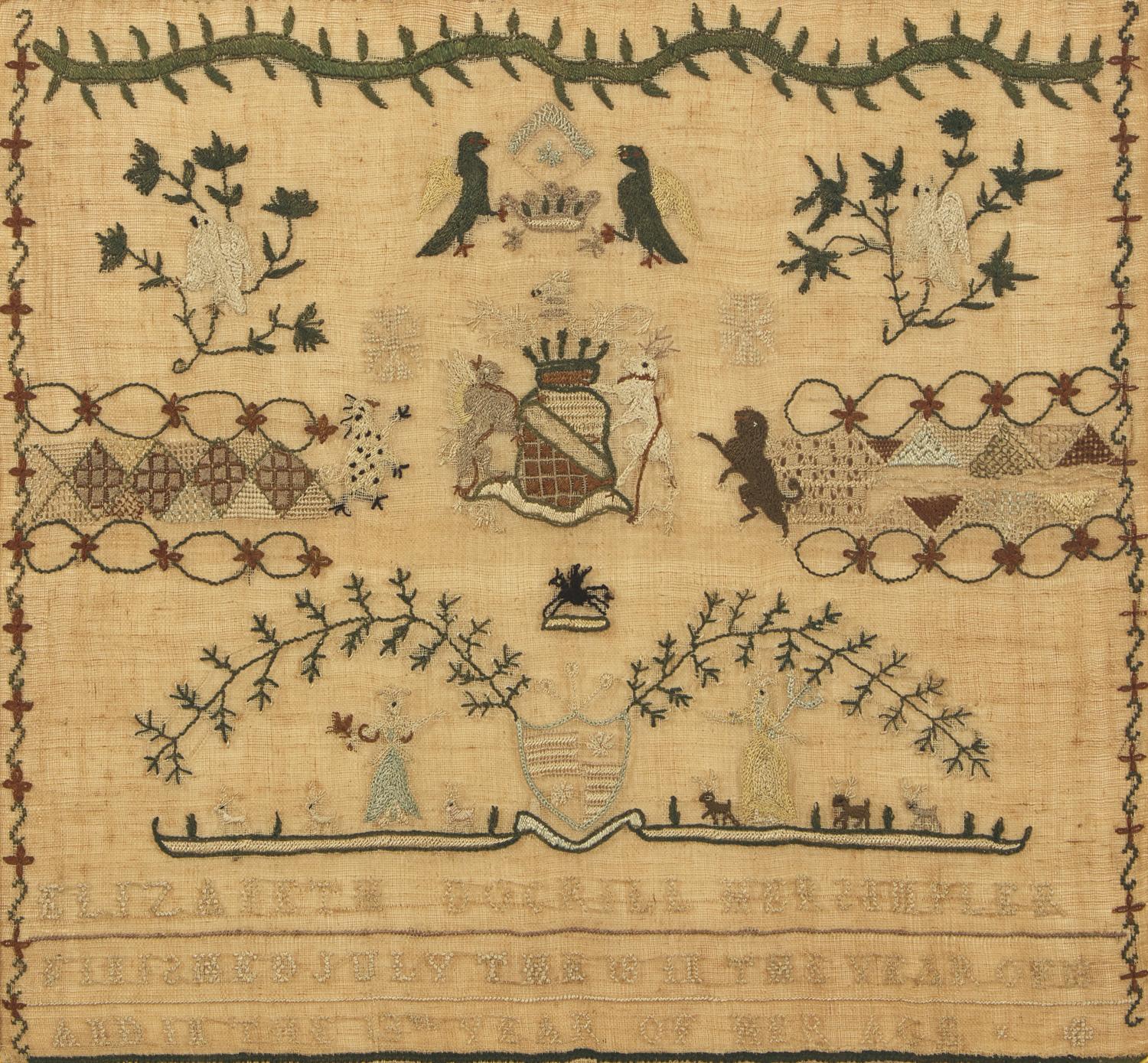 An English Needlework Sampler