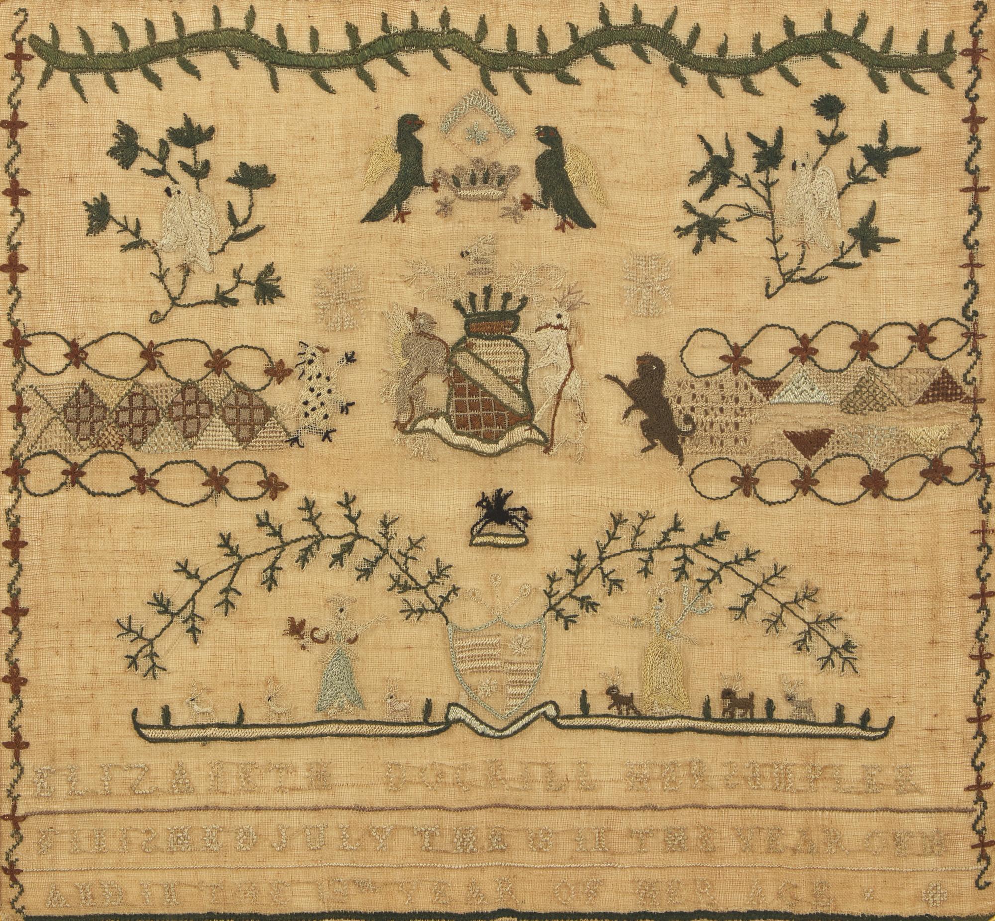 An English Needlework Sampler