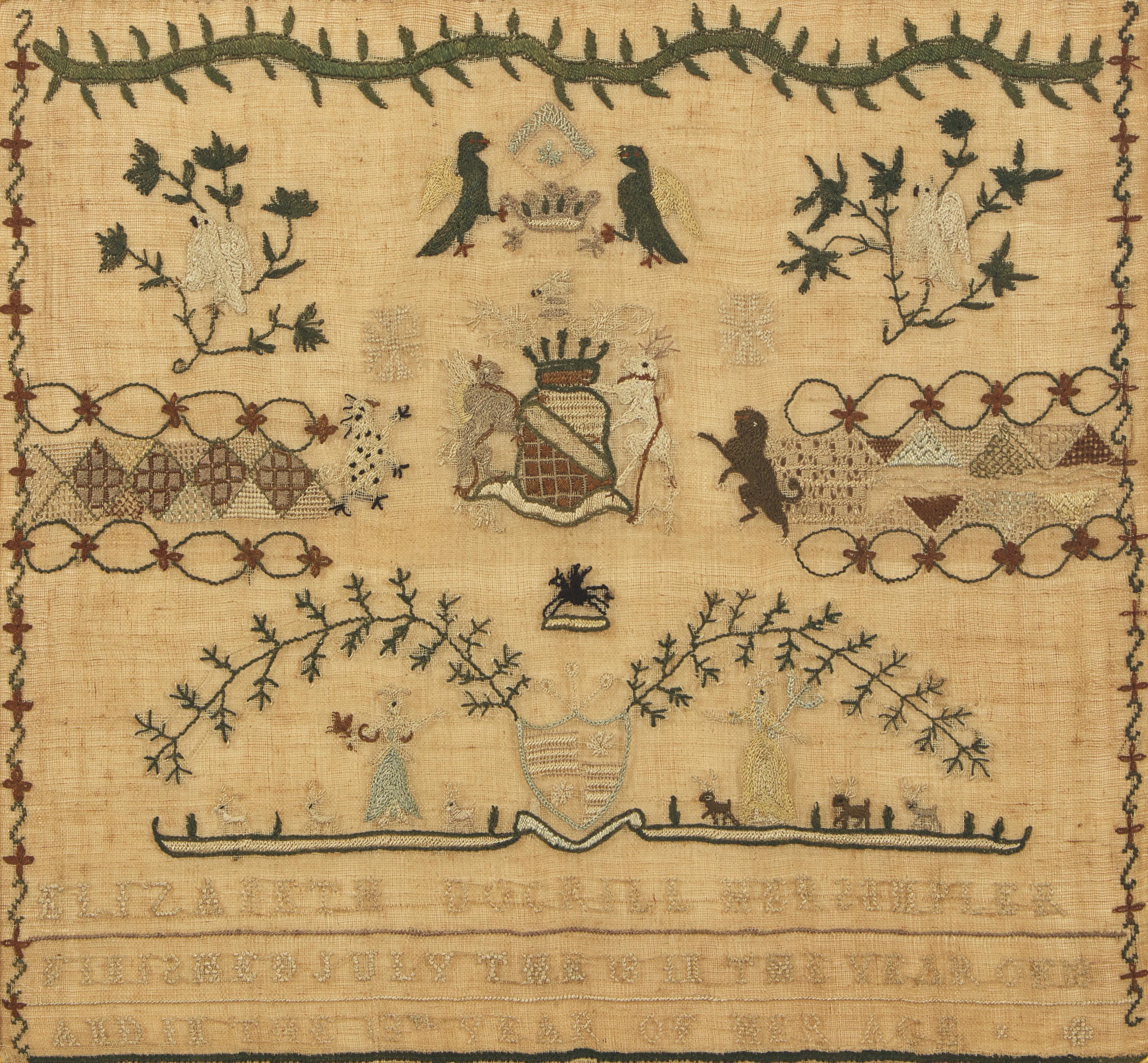 An English Needlework Sampler
