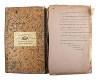 [SCIENCE & TECHNOLOGY]. A group of 2 telegraphy-related items, comprising: