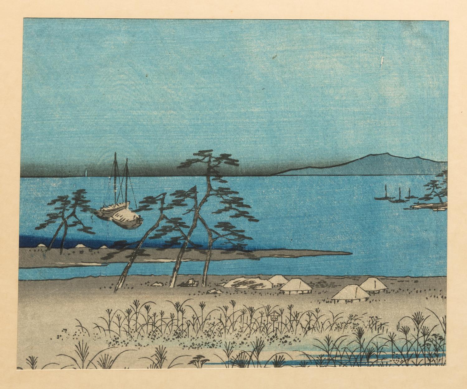 Eight Japanese Woodblock Prints
