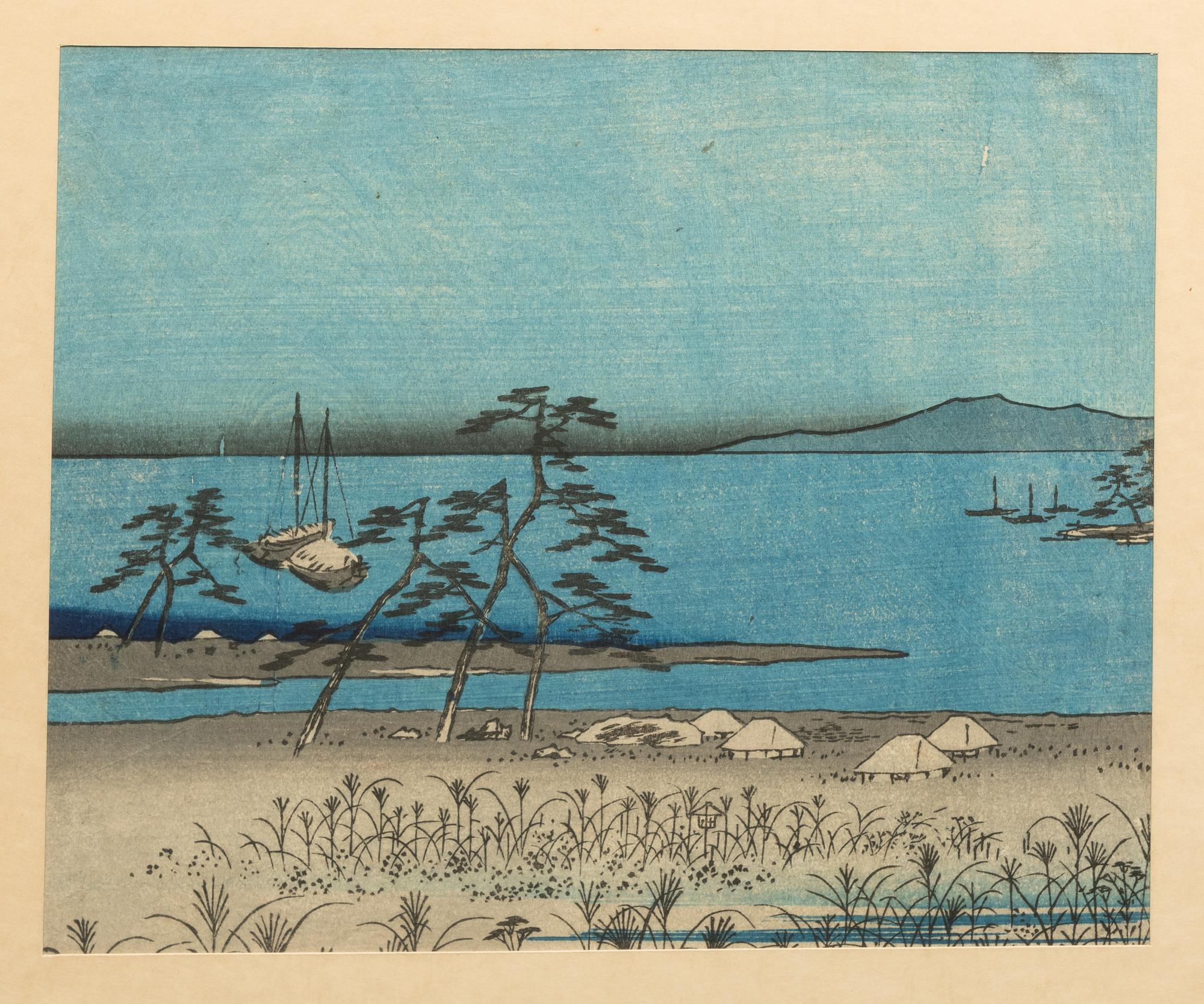 Eight Japanese Woodblock Prints