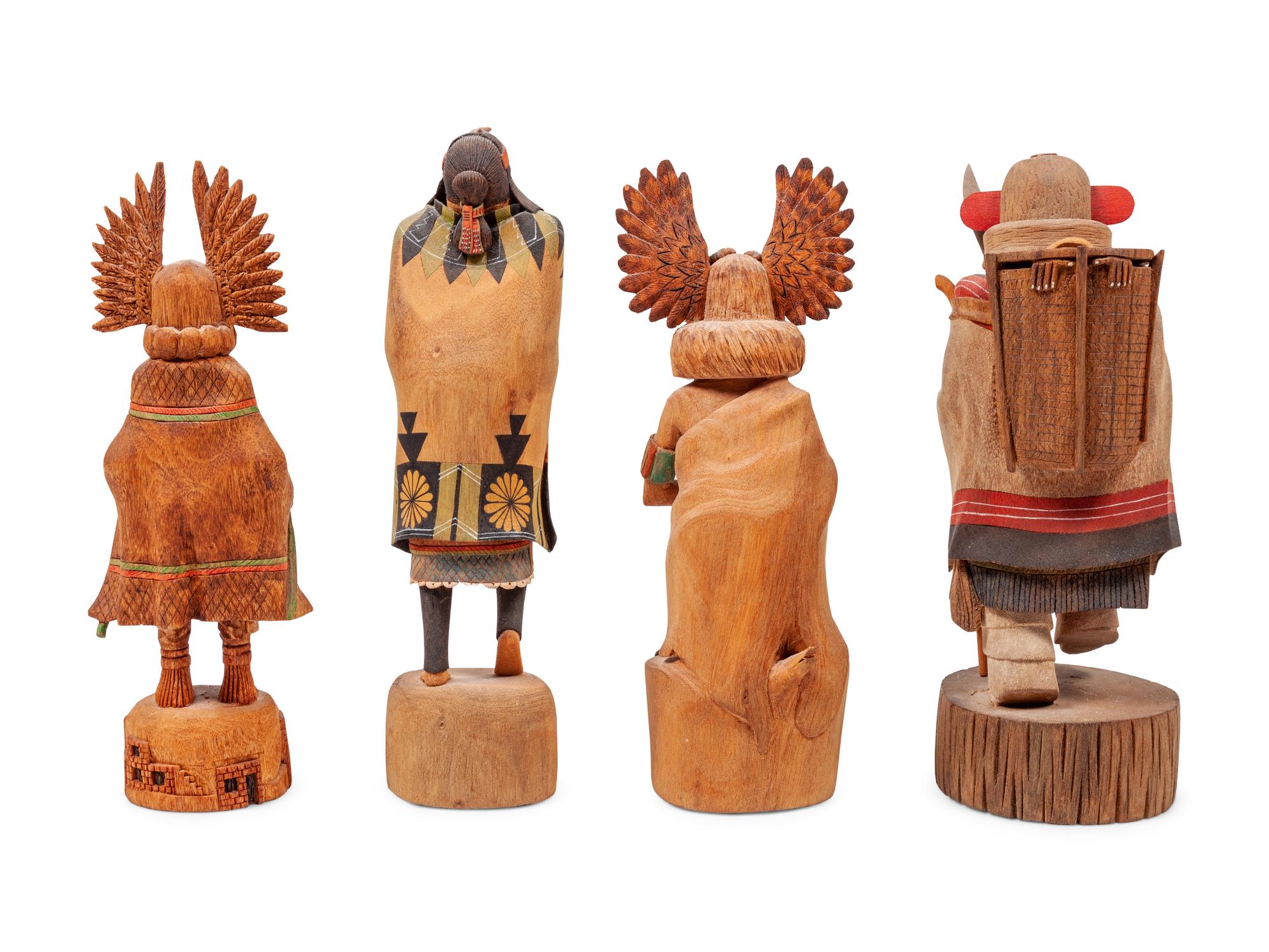 Group of Hopi Katsina Carvings