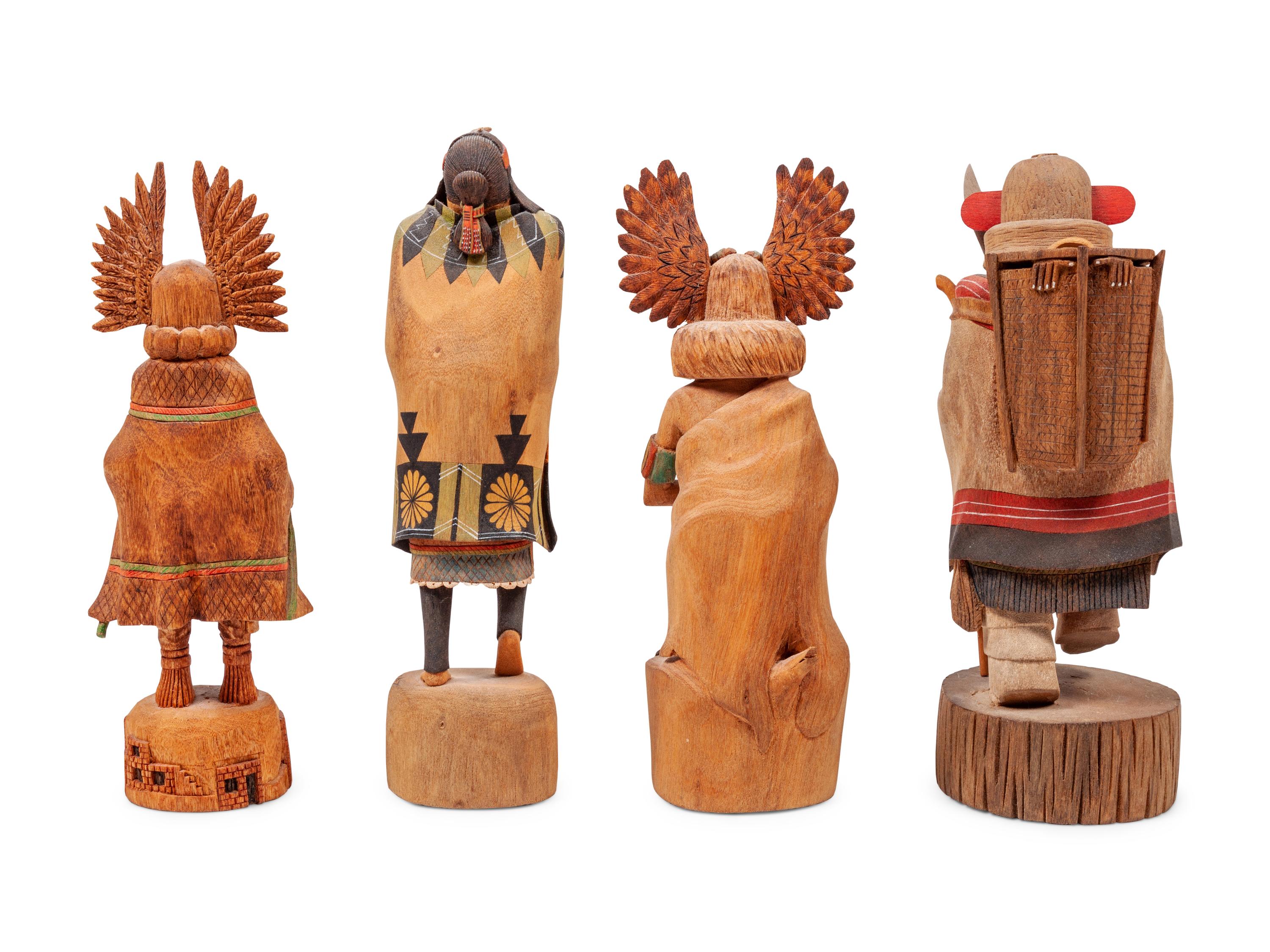 Group of Hopi Katsina Carvings