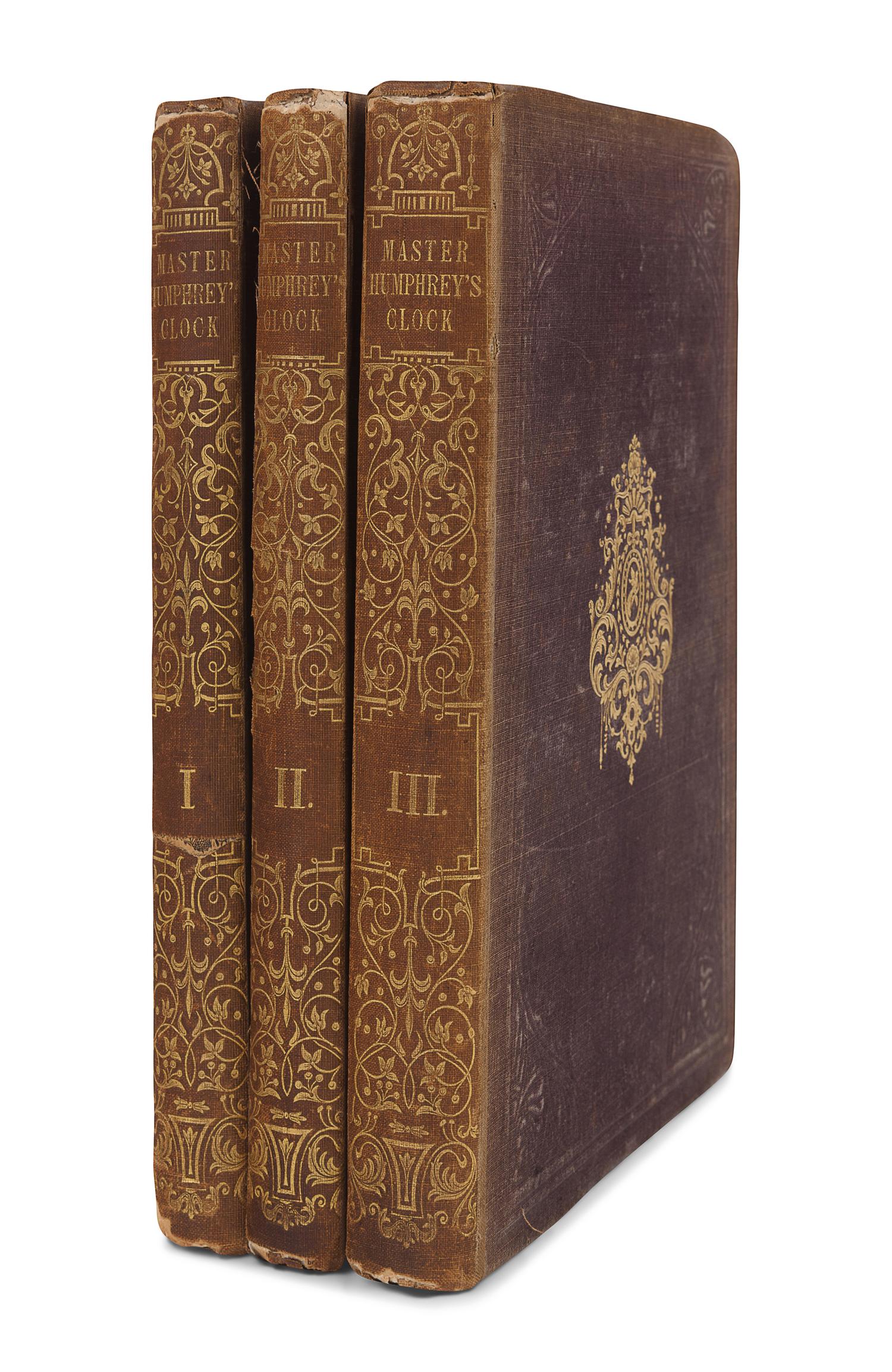 DICKENS, Charles (1812-1870). Master Humphrey’s Clock. London: Chapman and Hall, 1840-1841.