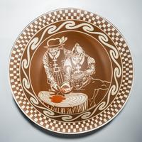Pottery Bowl, with Pueblo Revolt Scene
