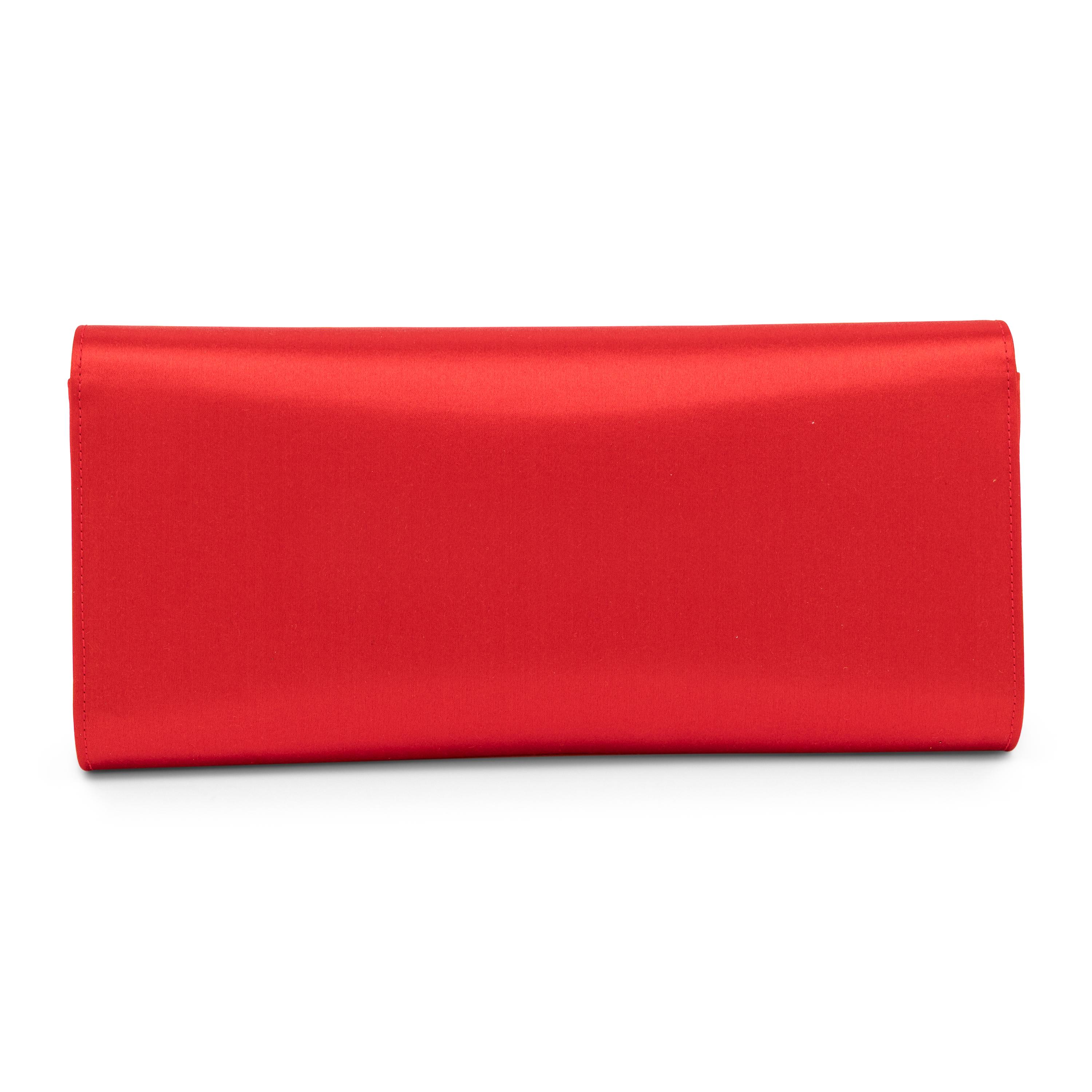 Gucci, Scarlet Satin Clutch