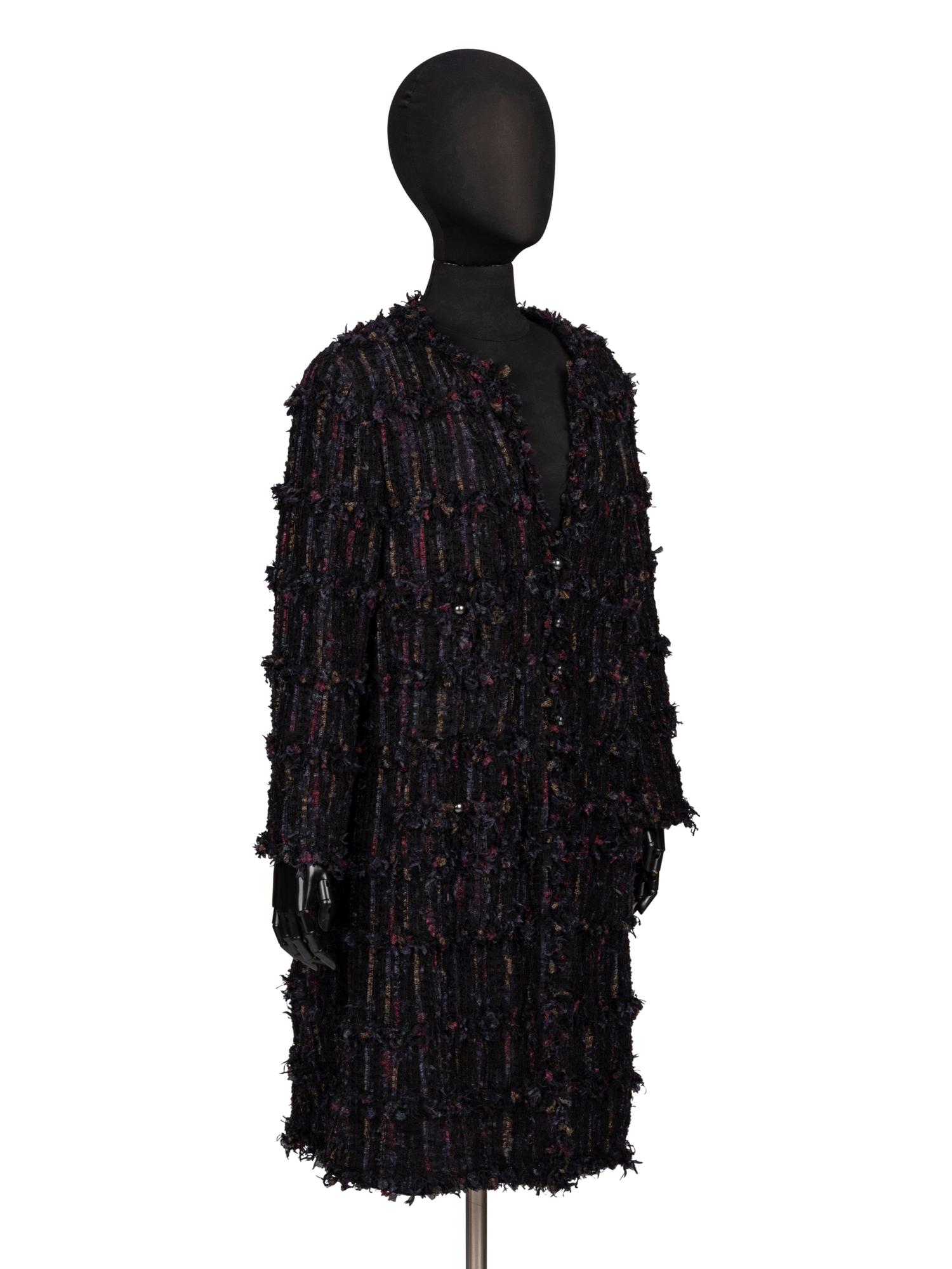 CHANEL, TWEED DUSTER JACKET