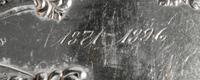 A Set of Eight American Silver Bouillon Spoons, William B. Durgin Co., Concord, NH., Circa 1895, engraved with initial B and dates 1871