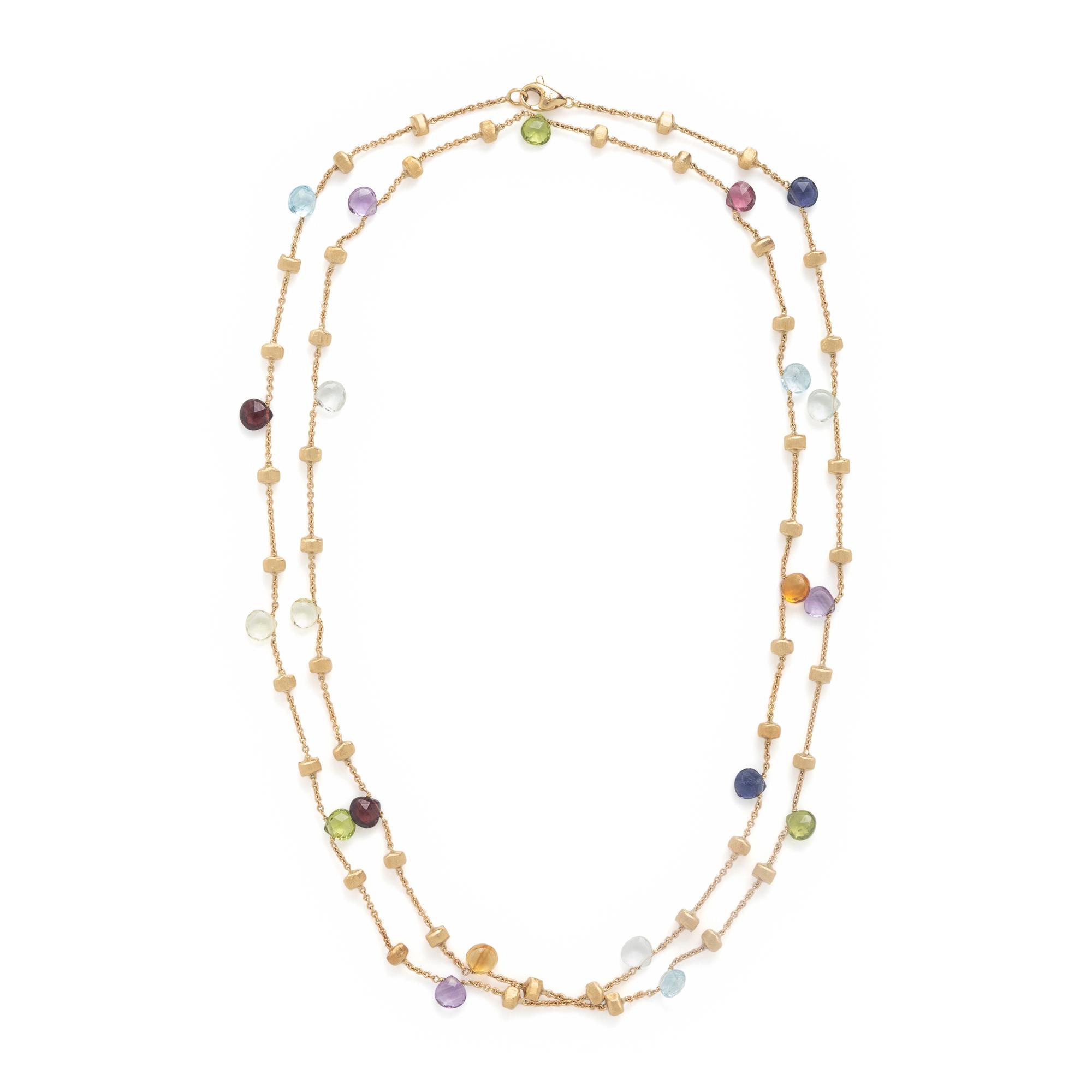 Marco Bicego, 'Paradise', Multigem and Yellow Gold Necklace