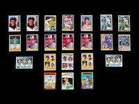 A Group of 22 Hall of Fame and Star Rookie Baseball Cards Including Cal Ripken Jr., Rickey Henderson and Ken Griffey Jr.,