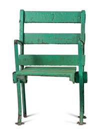 A Vintage Chicago White Sox Comiskey Park Stadium Seat Chair,