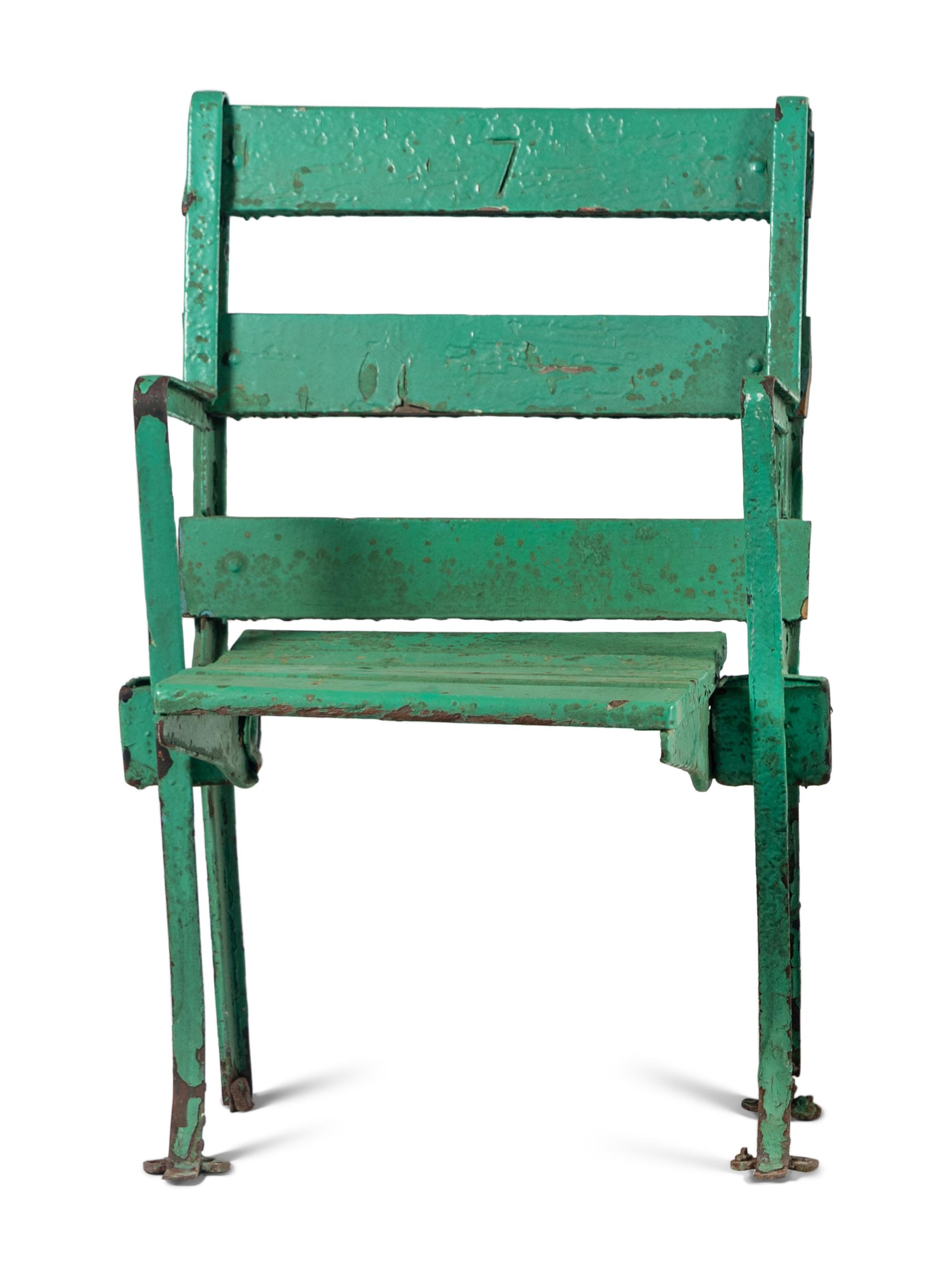 A Vintage Chicago White Sox Comiskey Park Stadium Seat Chair,
