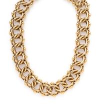 TIFFANY & CO., YELLOW GOLD NECKLACE