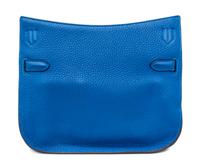 An Hermes Mykonos Taurillon Clemence 28cm Jypsiere Handbag, 11" x 8.5" x 5".