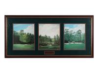 A Group of Five Large Scale Golf Photographs and Prints Formerly Displayed at Mike Ditka’s Restaurant