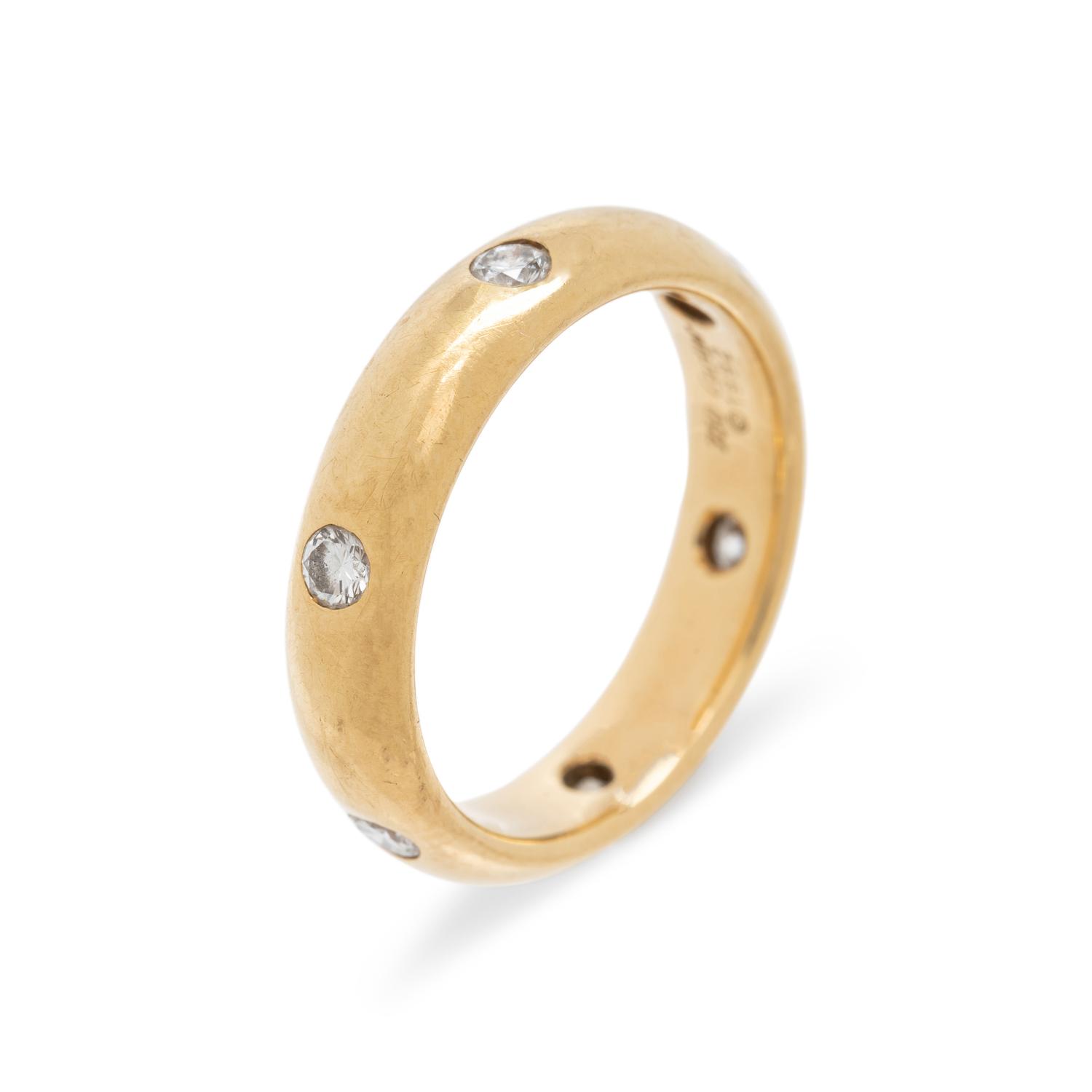CARTIER, YELLOW GOLD AND DIAMOND RING