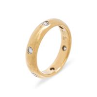 CARTIER, YELLOW GOLD AND DIAMOND RING