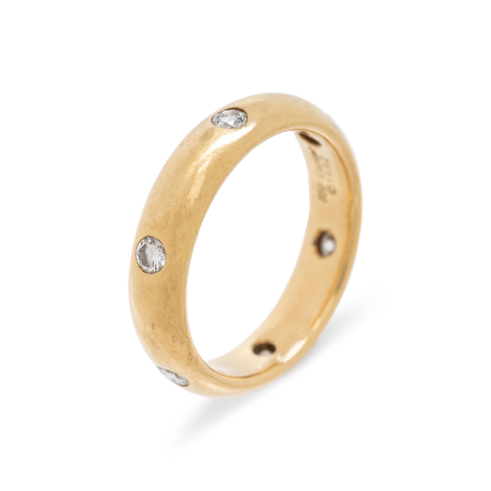 CARTIER, YELLOW GOLD AND DIAMOND RING