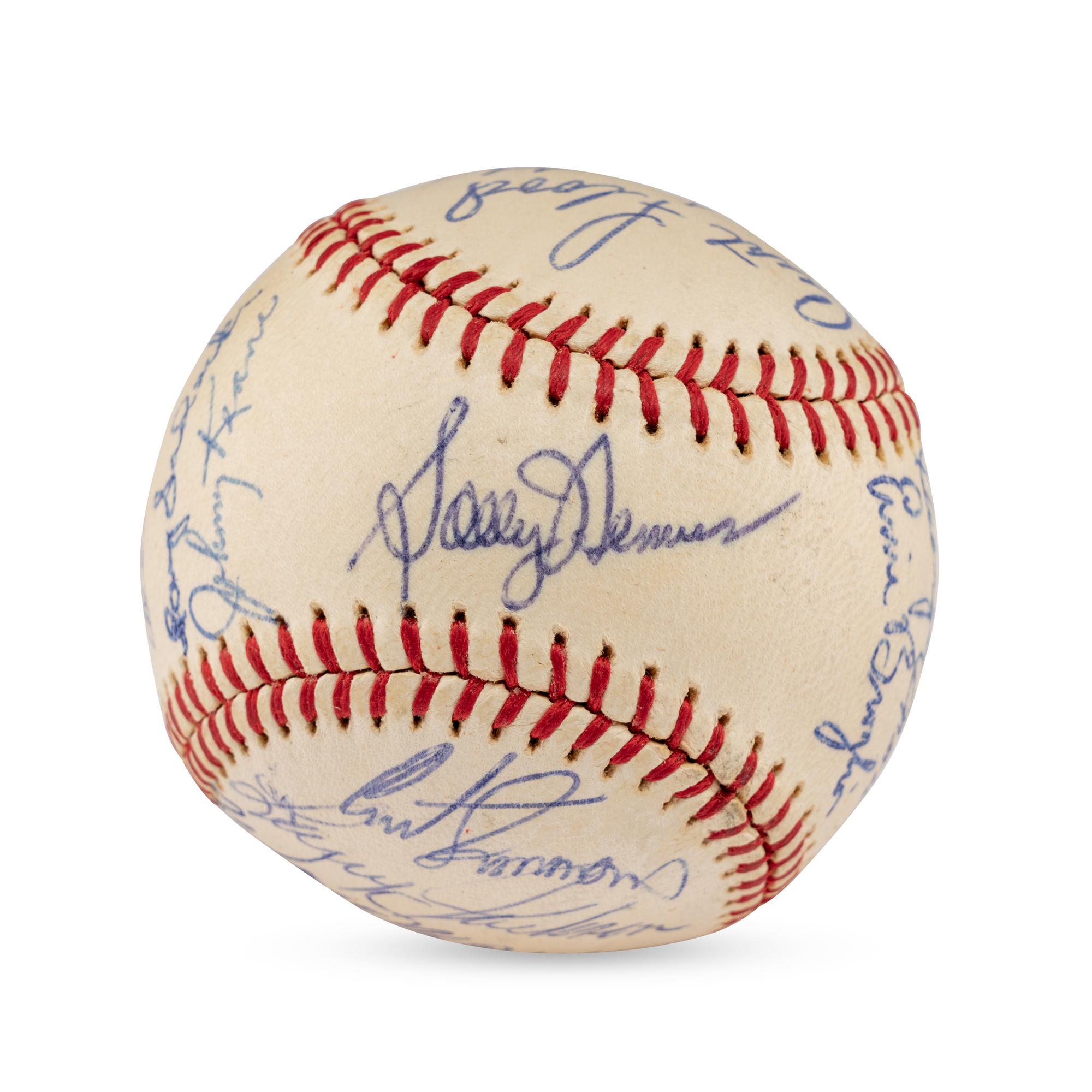 A 1961 St. Louis Cardinals Team Signed Autograph Baseball (Beckett Authentication Services)
