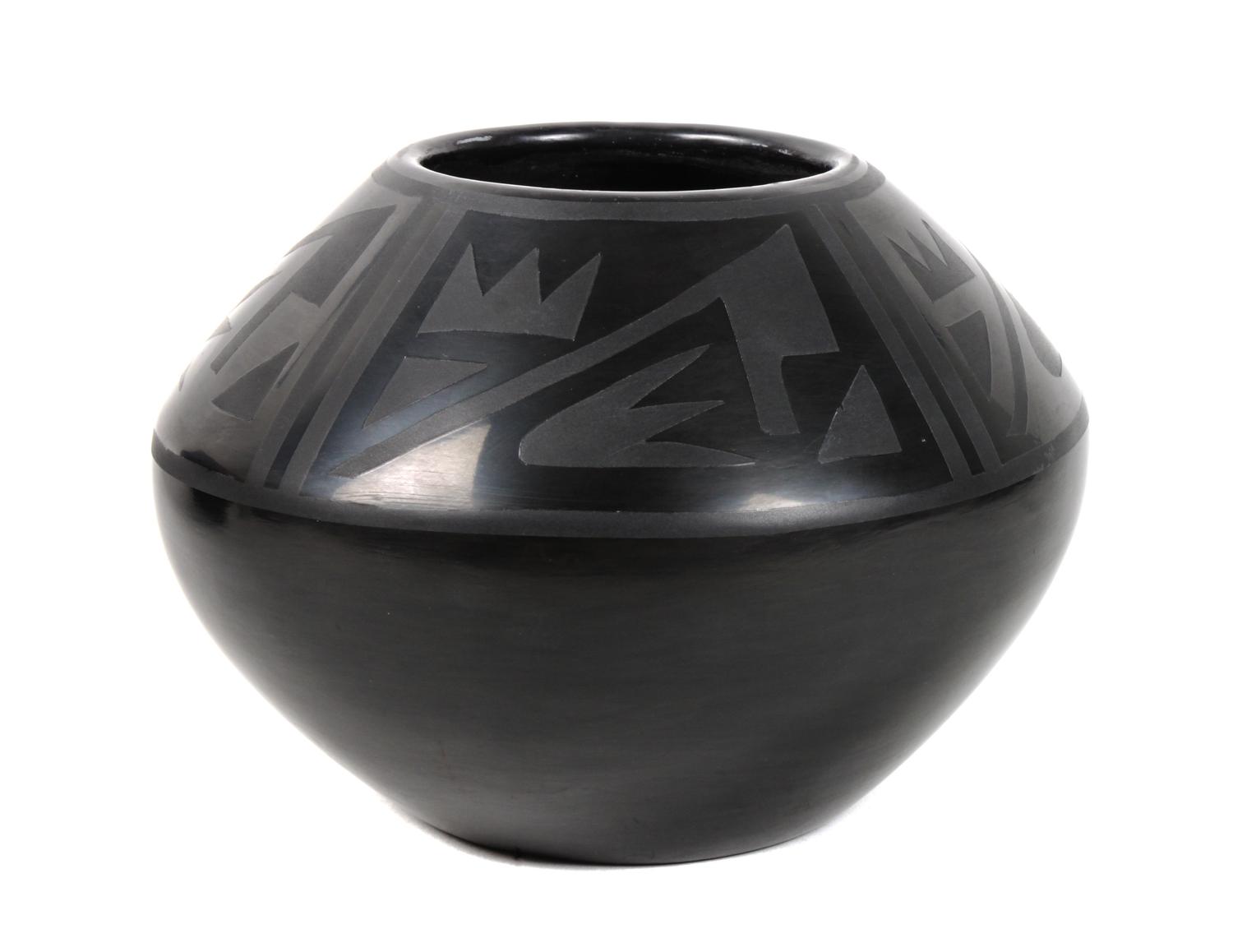 Maria and Julian Martinez (1887-1980/1885-1943), San Ildefonso Height 5 1/2 x diameter 7 inches.