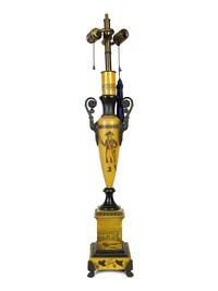 A Tole Table Lamp